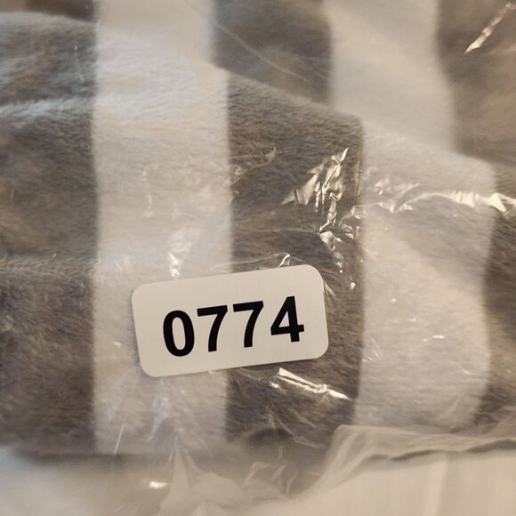 Just One You Carter's baby blanket gray white stripes monkey giraffe rhino blue - Picture 5 of 5